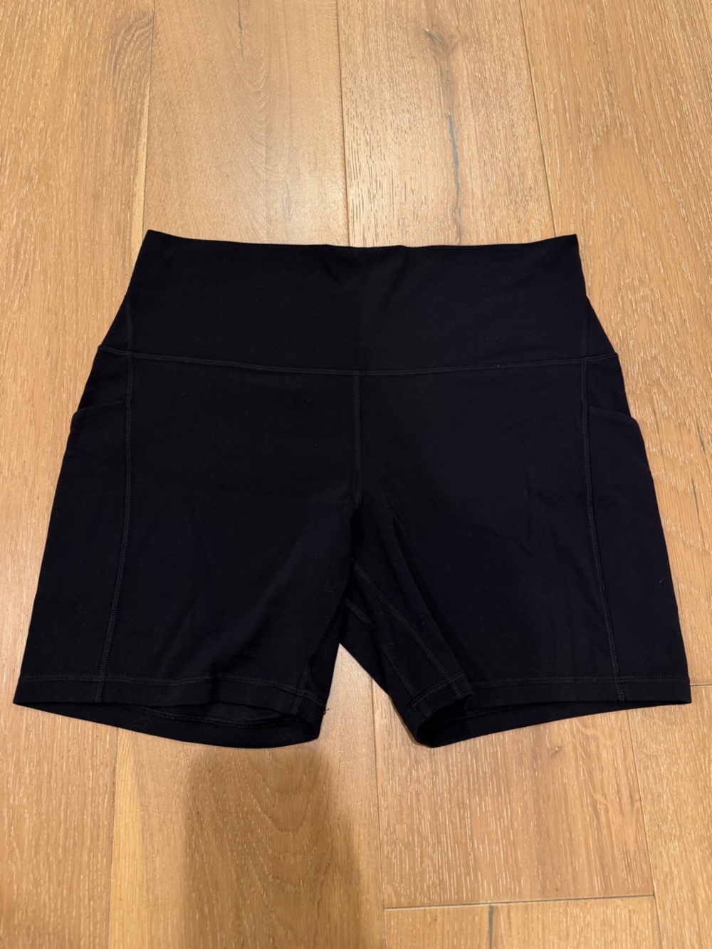 lululemon athletica Black High-Waist Bike Shorts